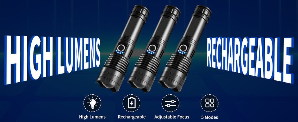 🔦 Linterna Led Potente Teléscopico