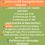 🔦 Linterna Led Potente Teléscopico