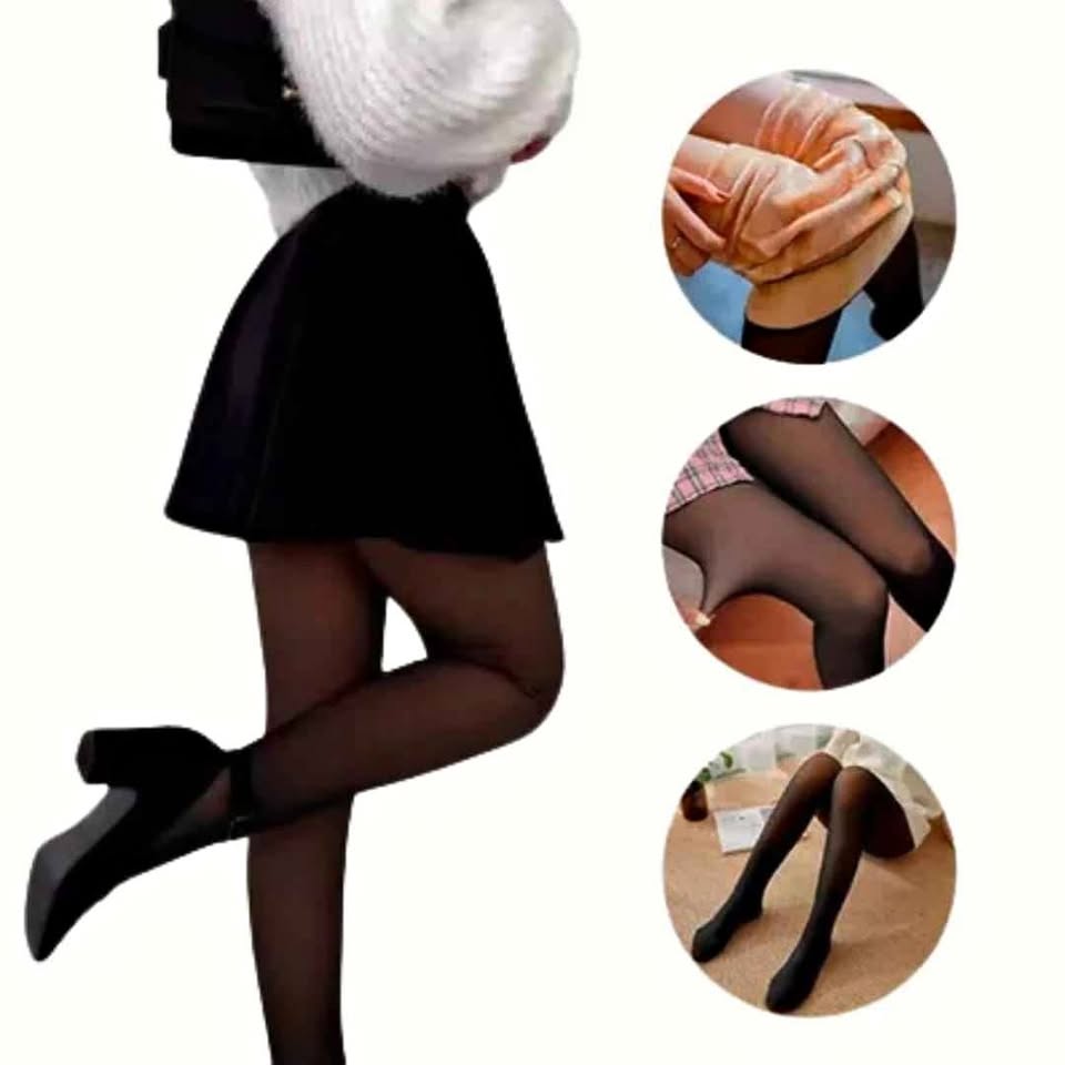 Pantis Térmicos Efecto Piel Con Push Up y Faja en Cintura
