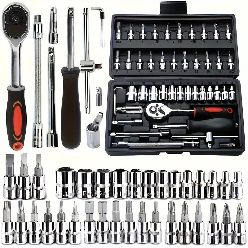 GUEJOS DE HERRAMIENTAS MECANICAS 46 PCS