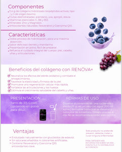 RENÖVA+ | TU DOSIS DIARIA  DE JUVENTUD Y VITALIDAD
