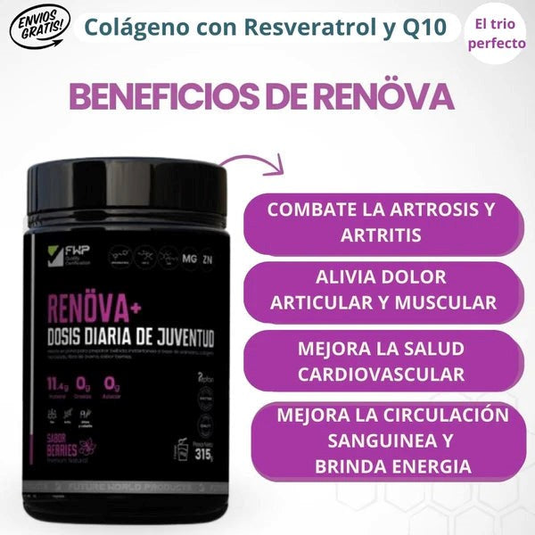 RENÖVA+ | TU DOSIS DIARIA  DE JUVENTUD Y VITALIDAD