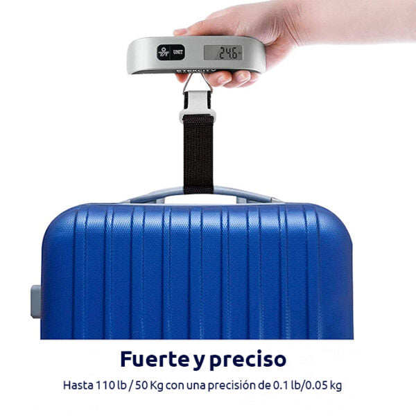 Balanza digital portatil para maletas de viajes
